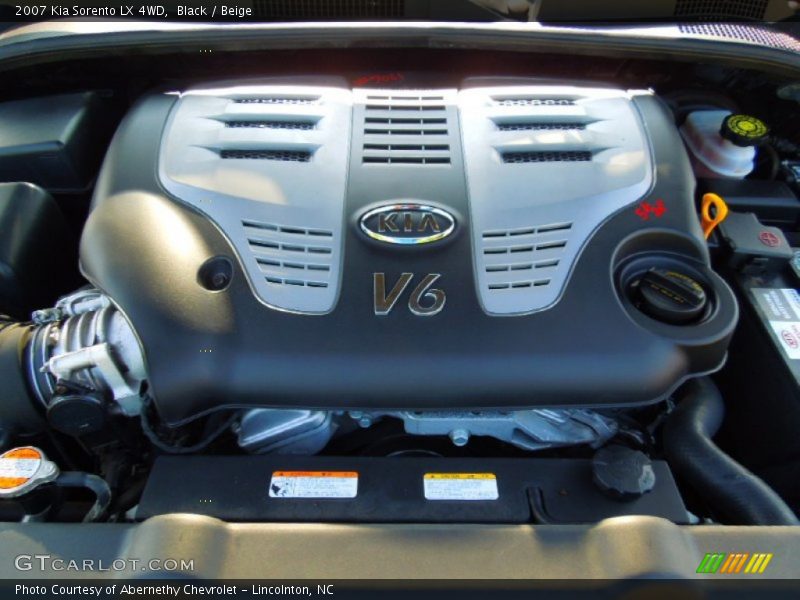 Black / Beige 2007 Kia Sorento LX 4WD