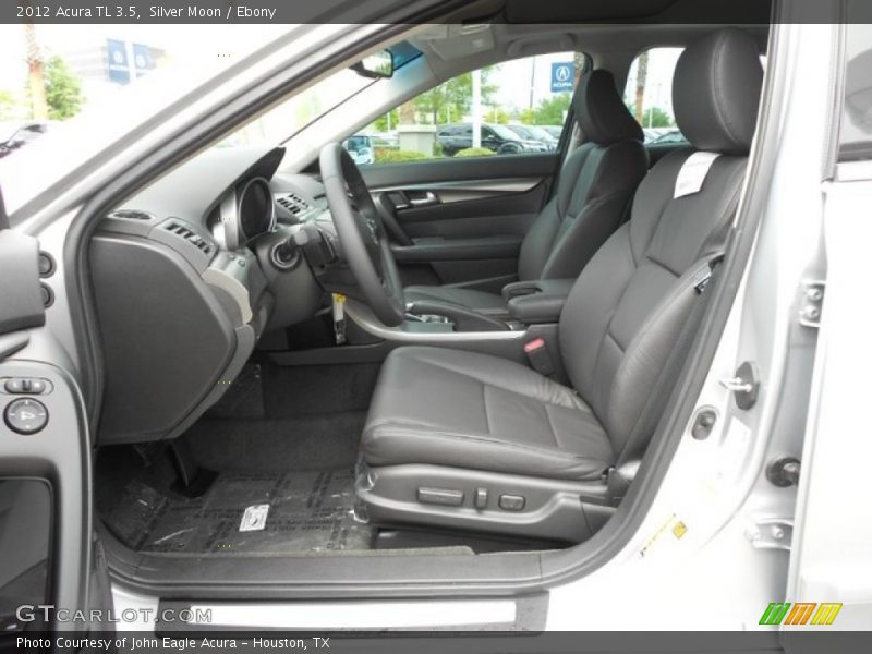 Silver Moon / Ebony 2012 Acura TL 3.5