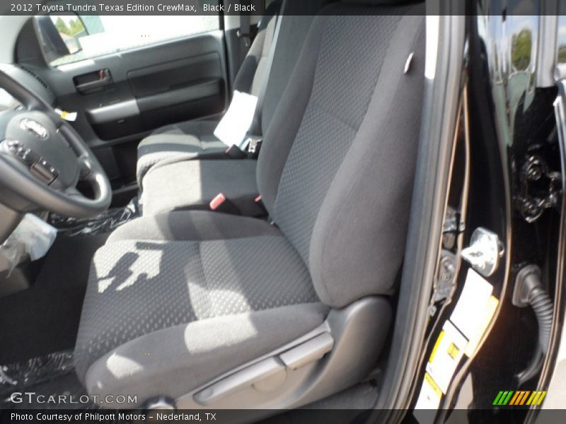 Black / Black 2012 Toyota Tundra Texas Edition CrewMax