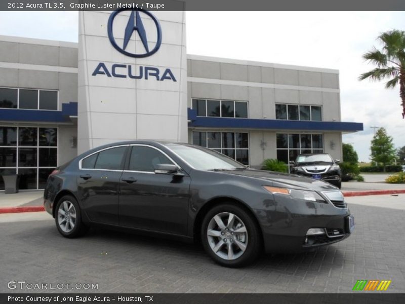 Graphite Luster Metallic / Taupe 2012 Acura TL 3.5