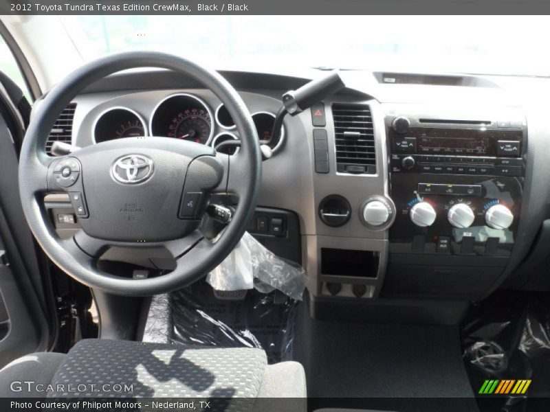 Black / Black 2012 Toyota Tundra Texas Edition CrewMax