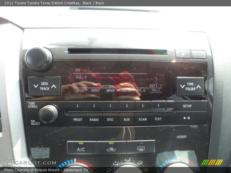 Black / Black 2012 Toyota Tundra Texas Edition CrewMax