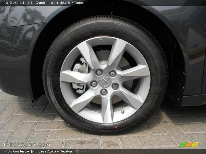 Graphite Luster Metallic / Taupe 2012 Acura TL 3.5