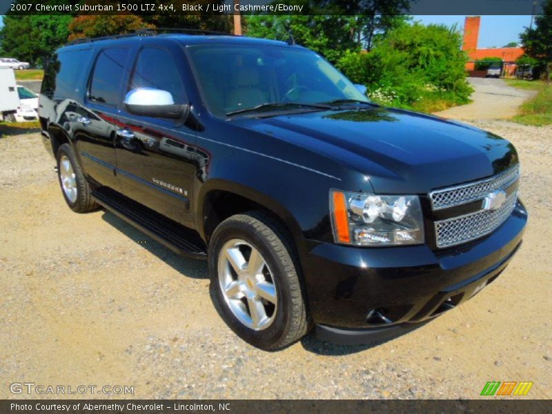 Black / Light Cashmere/Ebony 2007 Chevrolet Suburban 1500 LTZ 4x4