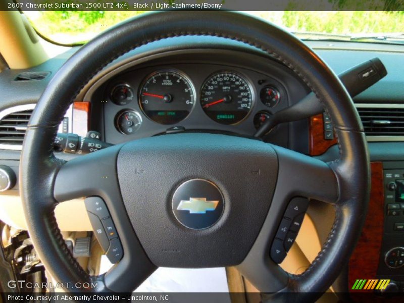 Black / Light Cashmere/Ebony 2007 Chevrolet Suburban 1500 LTZ 4x4