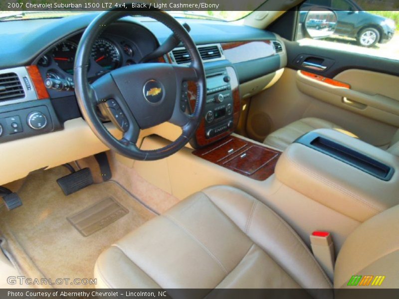Black / Light Cashmere/Ebony 2007 Chevrolet Suburban 1500 LTZ 4x4