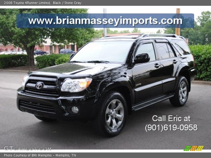 Black / Stone Gray 2008 Toyota 4Runner Limited