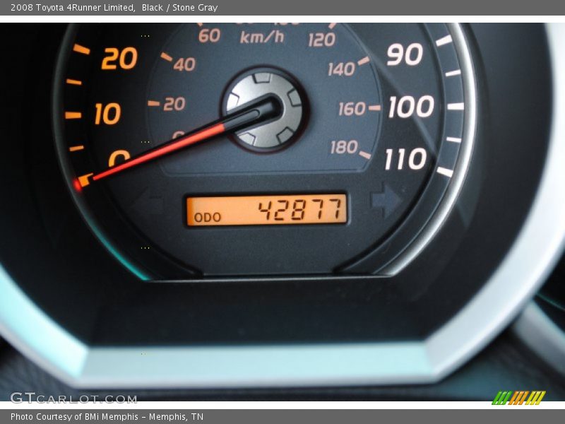 Black / Stone Gray 2008 Toyota 4Runner Limited
