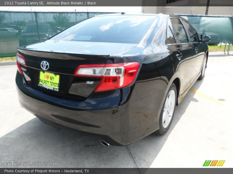 Attitude Black Metallic / Black 2012 Toyota Camry SE