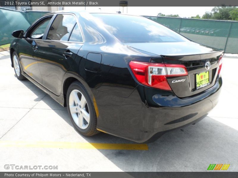 Attitude Black Metallic / Black 2012 Toyota Camry SE