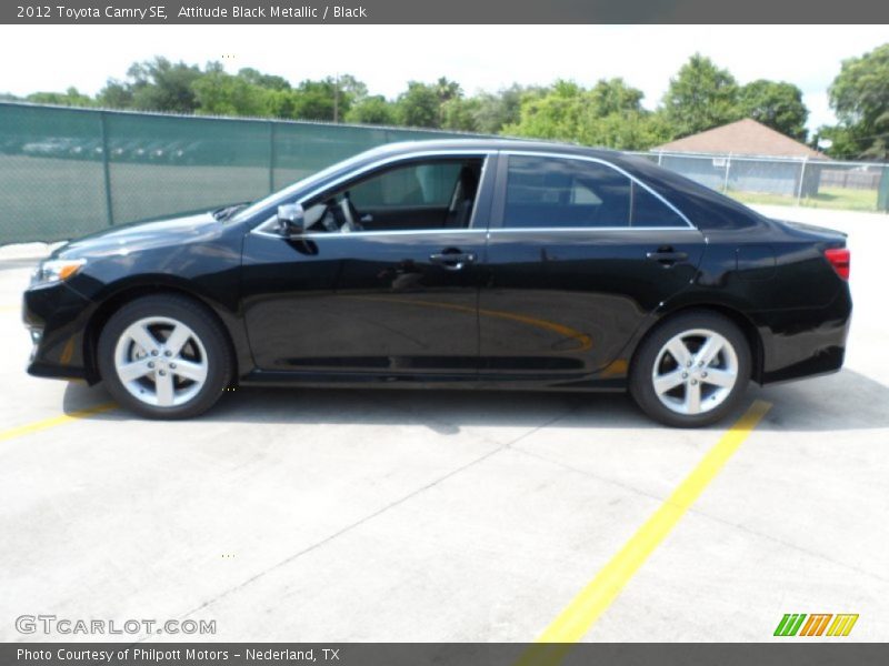 Attitude Black Metallic / Black 2012 Toyota Camry SE