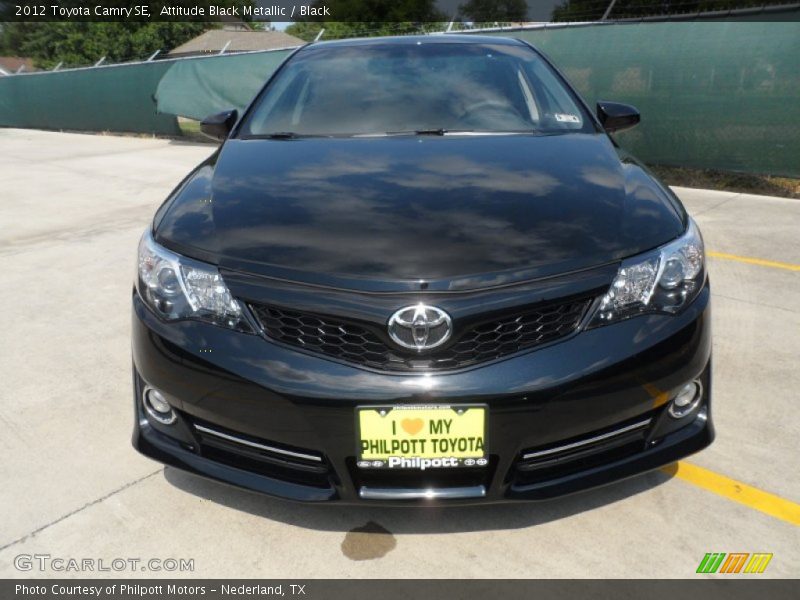 Attitude Black Metallic / Black 2012 Toyota Camry SE