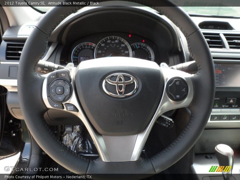 Attitude Black Metallic / Black 2012 Toyota Camry SE