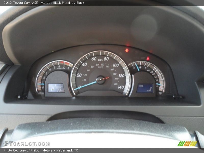 Attitude Black Metallic / Black 2012 Toyota Camry SE