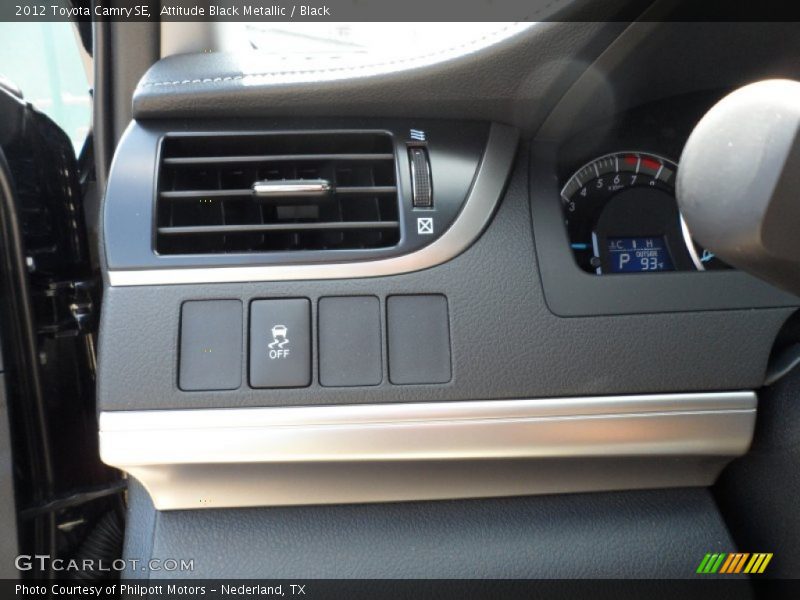 Attitude Black Metallic / Black 2012 Toyota Camry SE
