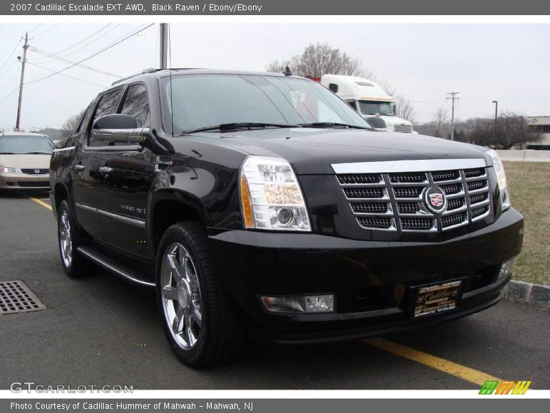 Black Raven / Ebony/Ebony 2007 Cadillac Escalade EXT AWD