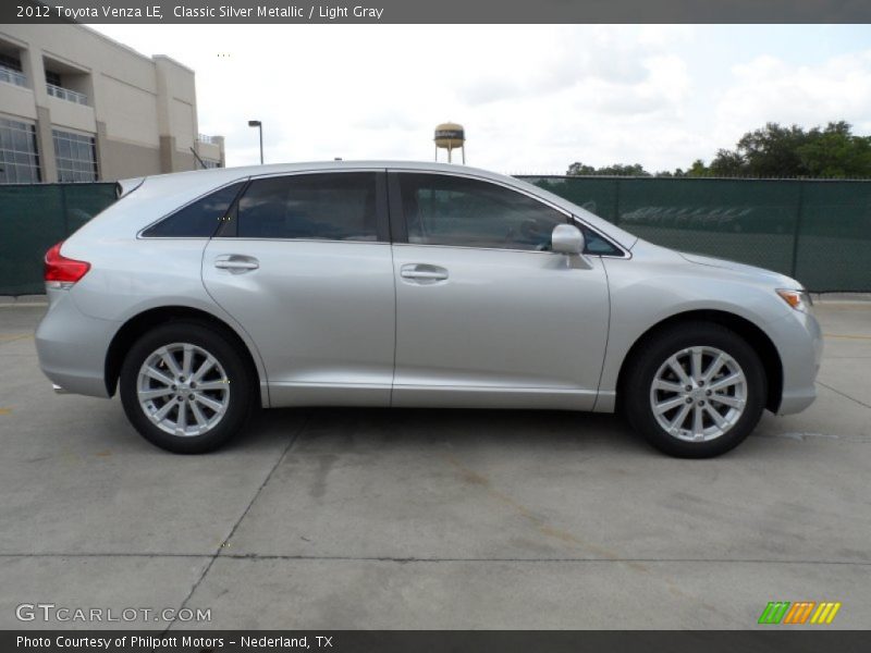 Classic Silver Metallic / Light Gray 2012 Toyota Venza LE