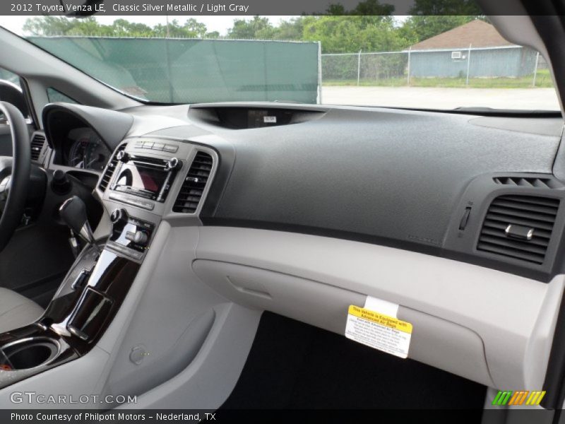 Classic Silver Metallic / Light Gray 2012 Toyota Venza LE