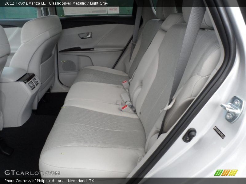 Classic Silver Metallic / Light Gray 2012 Toyota Venza LE