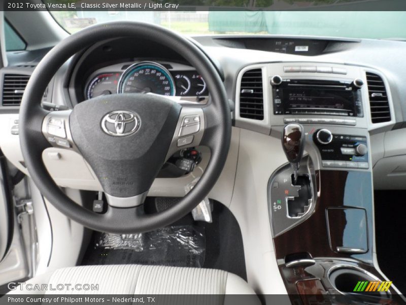 Classic Silver Metallic / Light Gray 2012 Toyota Venza LE