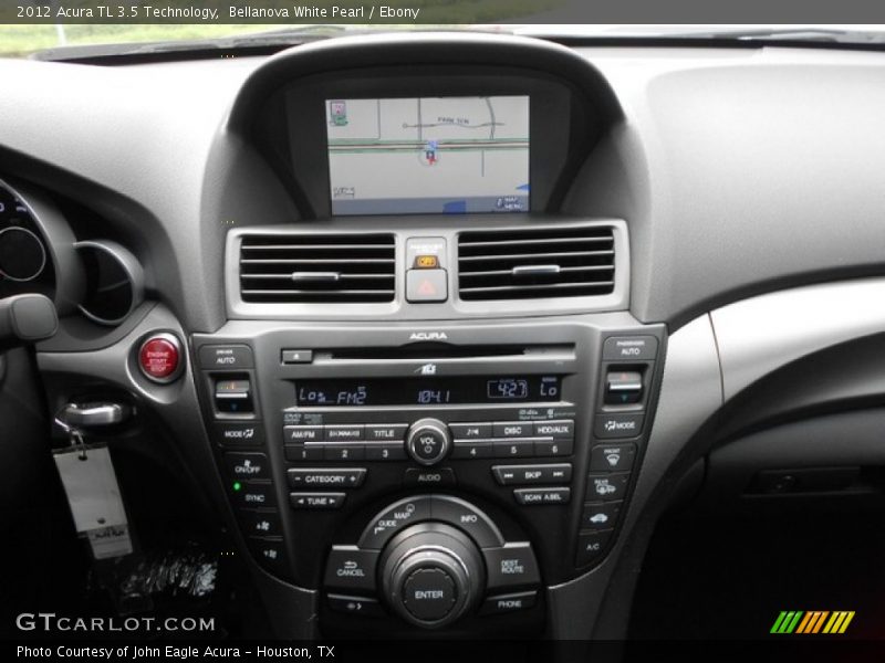 Bellanova White Pearl / Ebony 2012 Acura TL 3.5 Technology