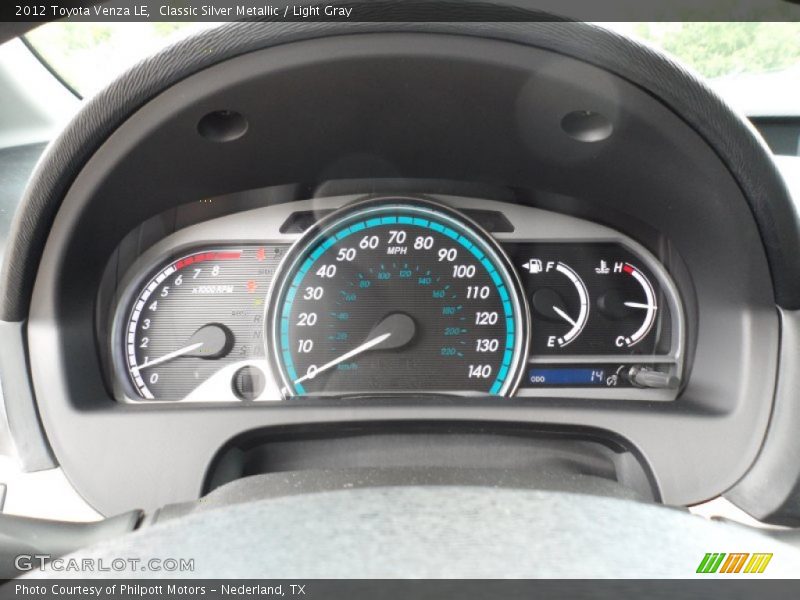 Classic Silver Metallic / Light Gray 2012 Toyota Venza LE