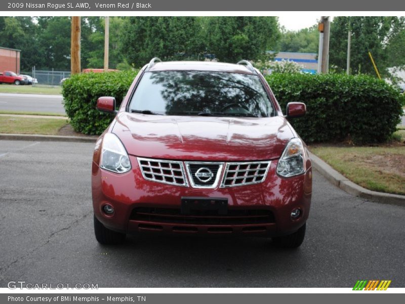 Venom Red / Black 2009 Nissan Rogue SL AWD