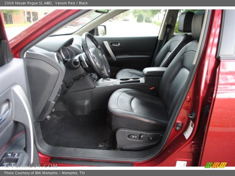 Venom Red / Black 2009 Nissan Rogue SL AWD