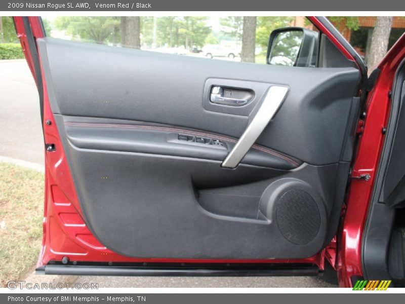 Venom Red / Black 2009 Nissan Rogue SL AWD