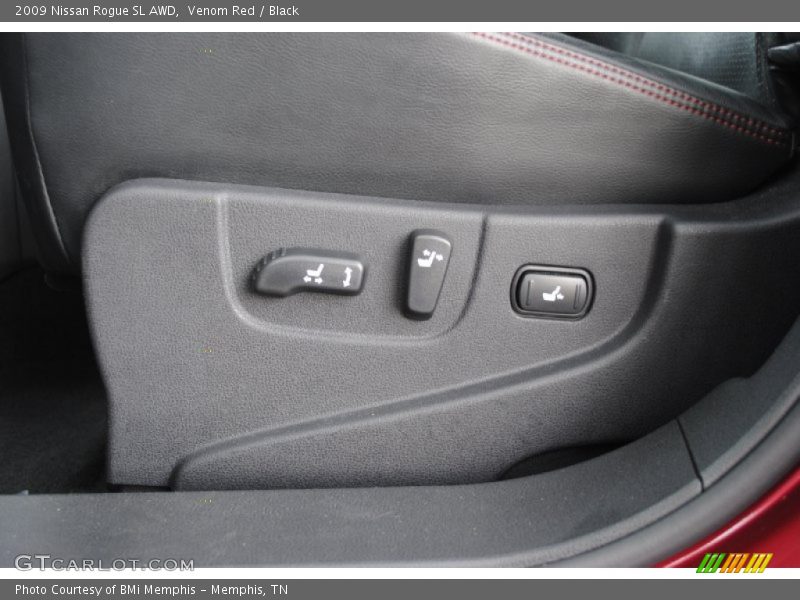 Venom Red / Black 2009 Nissan Rogue SL AWD