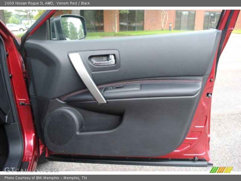 Venom Red / Black 2009 Nissan Rogue SL AWD