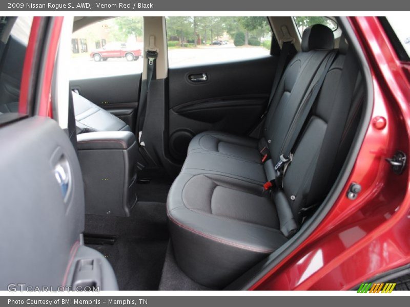 Venom Red / Black 2009 Nissan Rogue SL AWD
