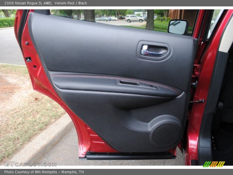 Venom Red / Black 2009 Nissan Rogue SL AWD