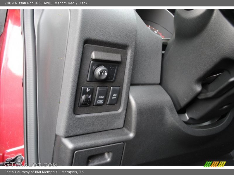 Venom Red / Black 2009 Nissan Rogue SL AWD