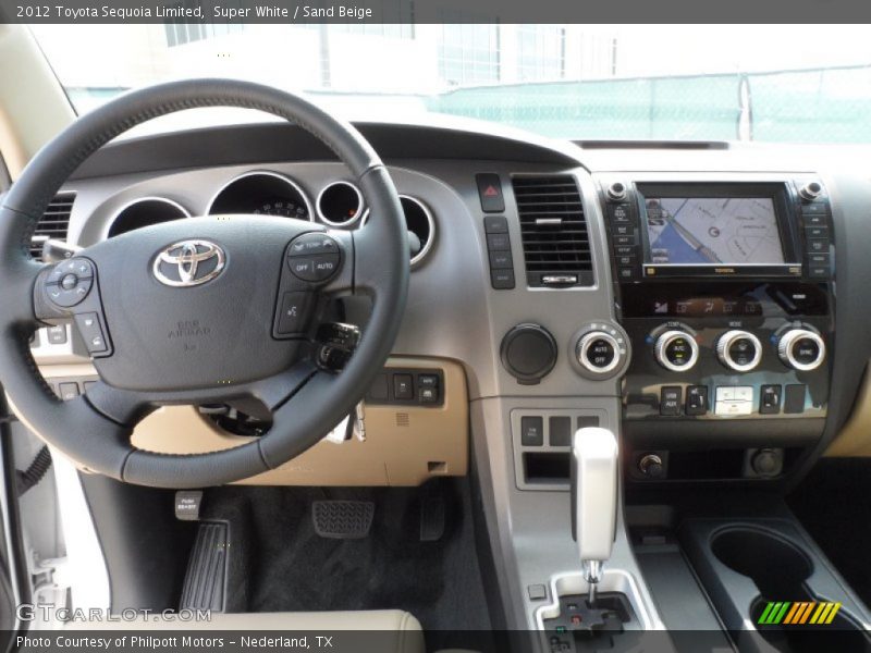 Dashboard of 2012 Sequoia Limited