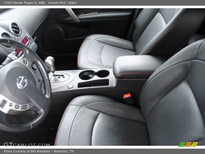 Venom Red / Black 2009 Nissan Rogue SL AWD