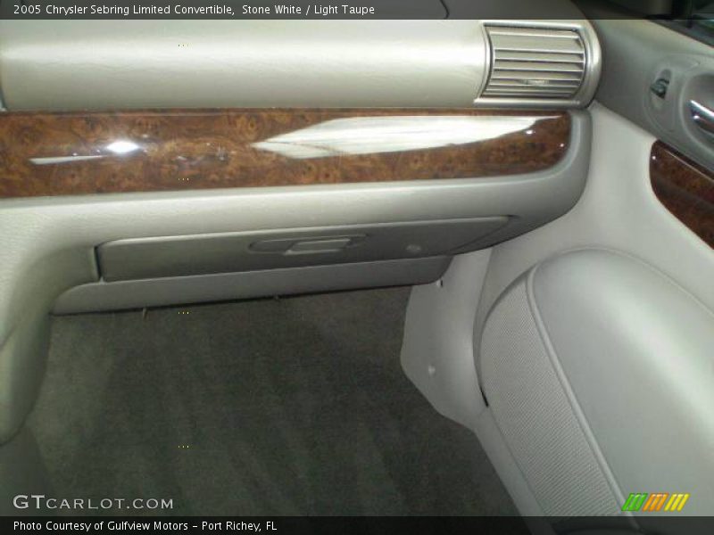 Stone White / Light Taupe 2005 Chrysler Sebring Limited Convertible