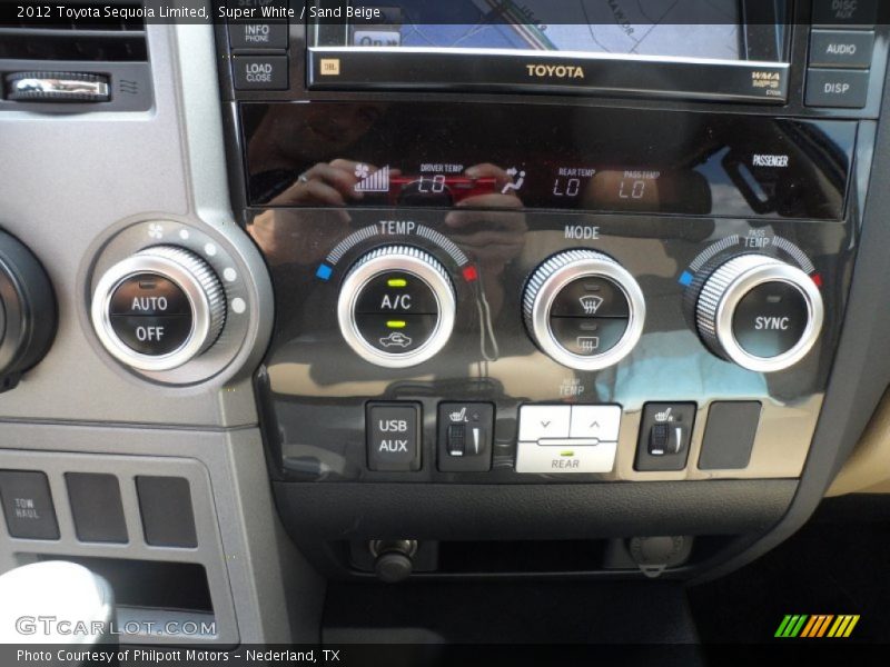 Controls of 2012 Sequoia Limited
