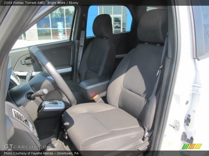 Bright White / Ebony 2009 Pontiac Torrent AWD