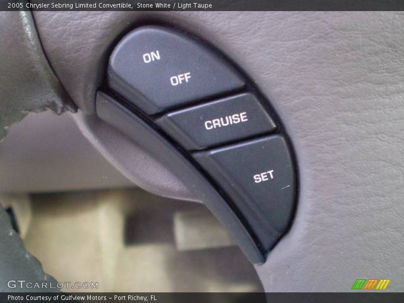 Stone White / Light Taupe 2005 Chrysler Sebring Limited Convertible