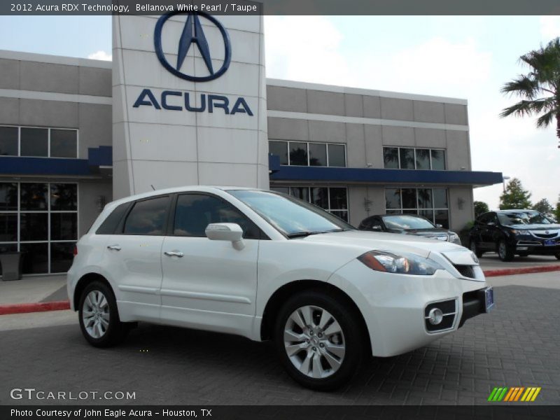 Bellanova White Pearl / Taupe 2012 Acura RDX Technology