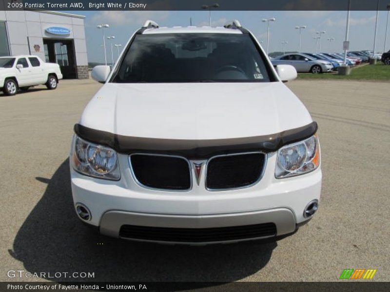 Bright White / Ebony 2009 Pontiac Torrent AWD