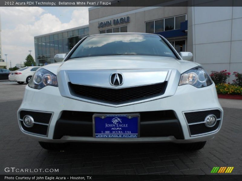 Bellanova White Pearl / Taupe 2012 Acura RDX Technology