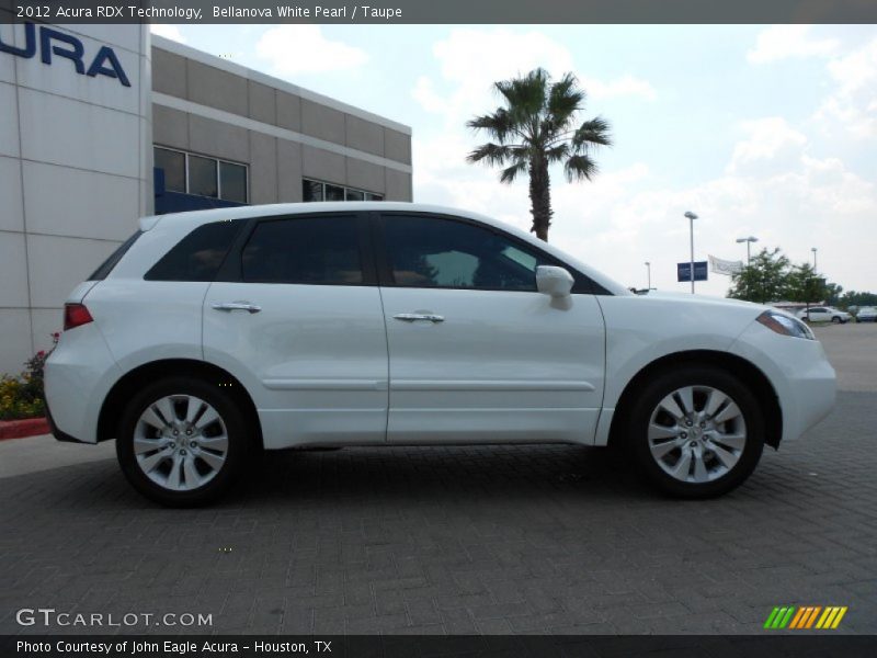 Bellanova White Pearl / Taupe 2012 Acura RDX Technology