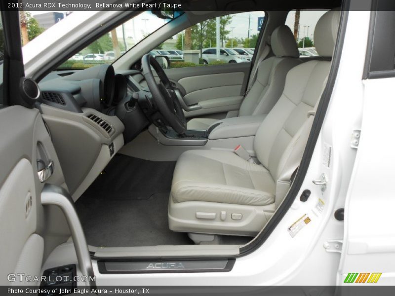 Bellanova White Pearl / Taupe 2012 Acura RDX Technology