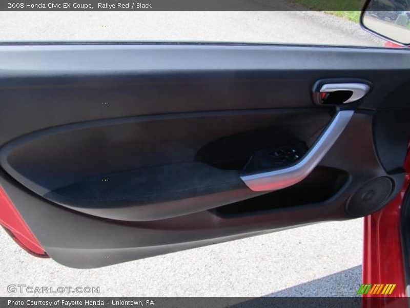 Rallye Red / Black 2008 Honda Civic EX Coupe