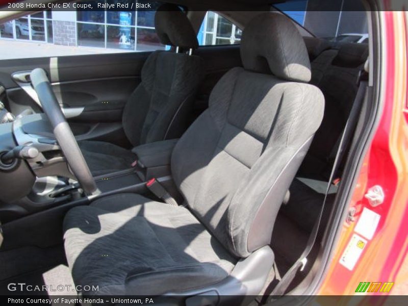 Rallye Red / Black 2008 Honda Civic EX Coupe