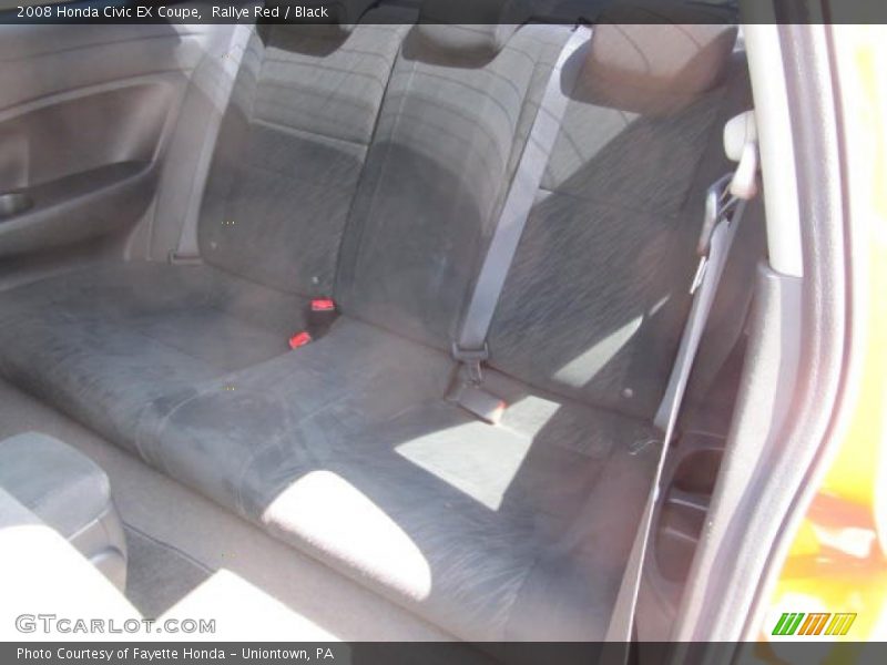 Rallye Red / Black 2008 Honda Civic EX Coupe