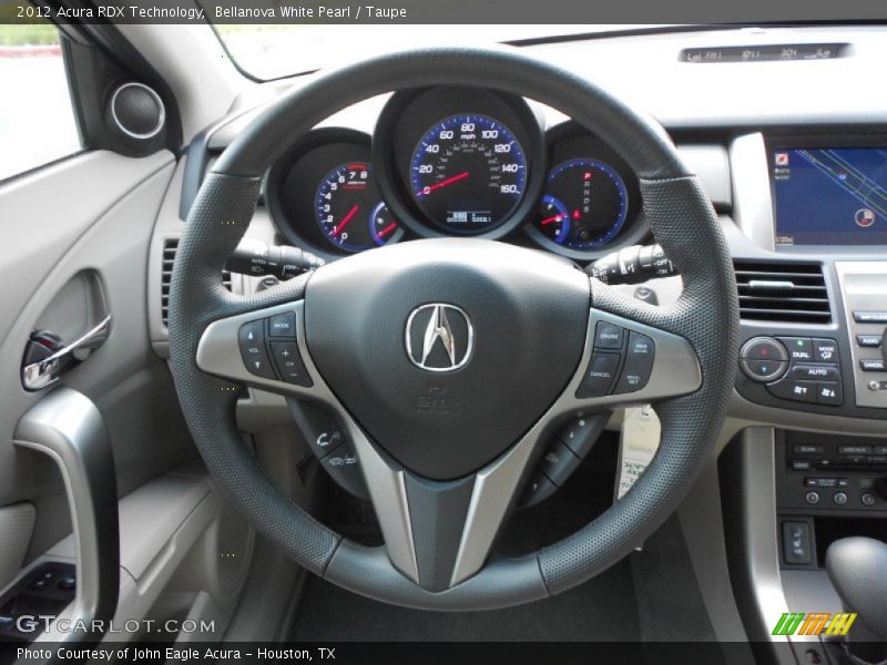 Bellanova White Pearl / Taupe 2012 Acura RDX Technology