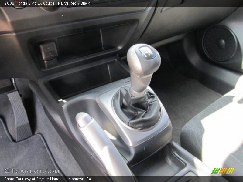 Rallye Red / Black 2008 Honda Civic EX Coupe